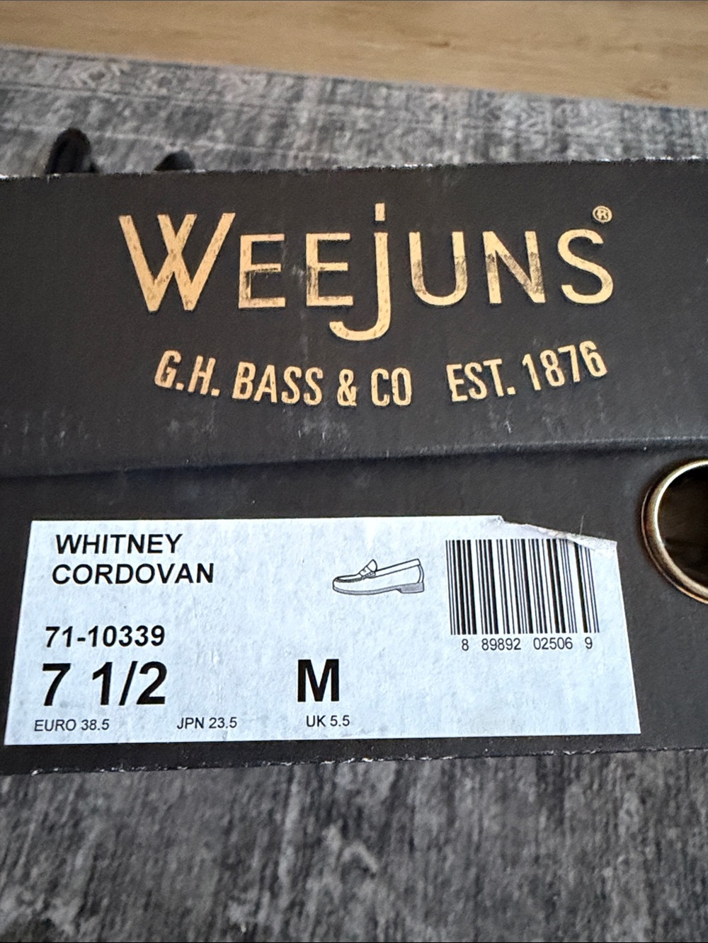 G.H. Bass & Co. WeeJuns Whitney Cordovan loafers - women - wine color